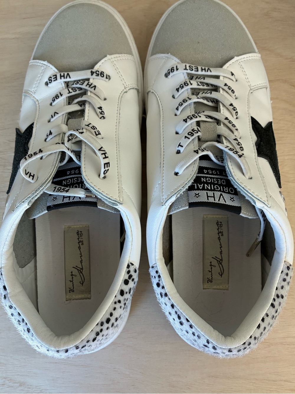 Vintage Havana Carla Sneakers
Women's 11 White Black Star
Cheetah Print - Picture 5 of 7